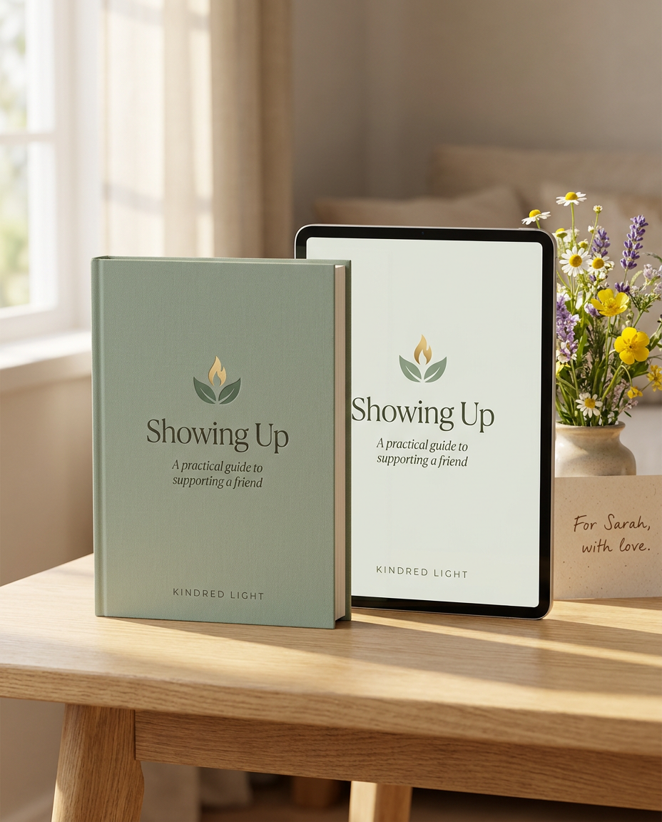 Showing Up: A Practical Guide to Supporting a Friend - Kindred Light digital guide