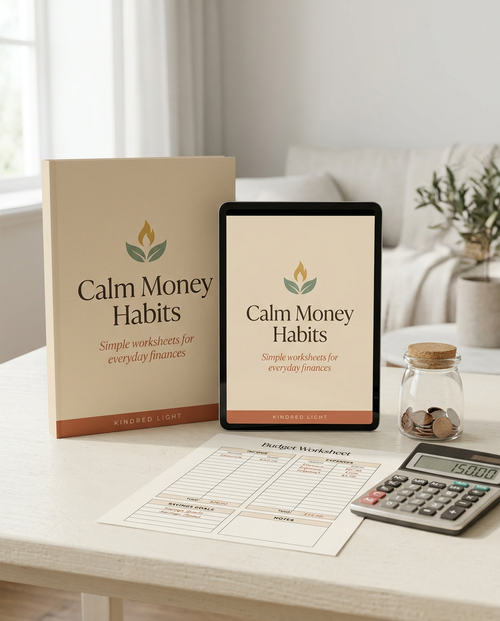 Calm Money Habits - Kindred Light digital guide